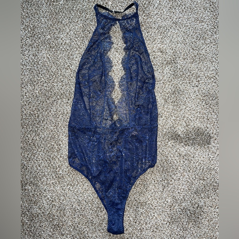 VS sheer sparkle bodysuit